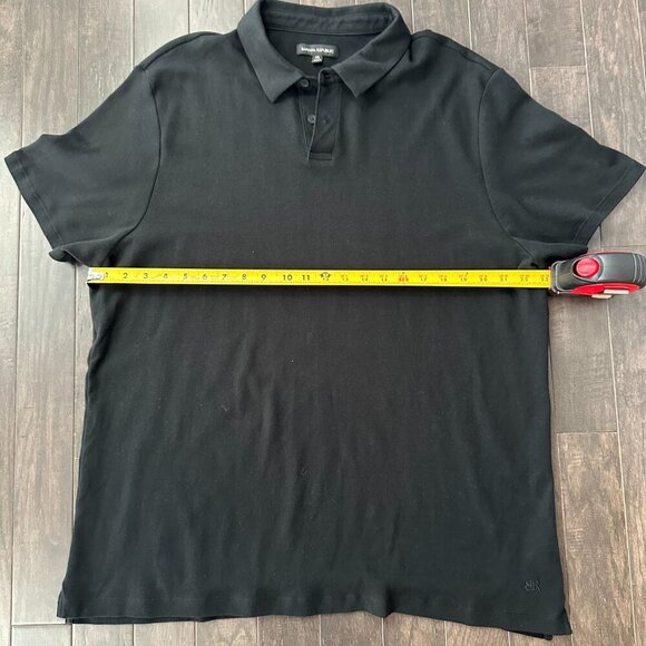 Banana Republic Men's XXL Black Polo Shirt  100% Cotton - Picture 8 of 9